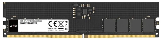 Main image of Lexar UDIMM 8GB DDR5 RAM 5600 MHz, 288-Pin DDR5 UDIMM Computer RAM, High-Performance Gaming DRAM U-DIMM for PC Memory/Computer Memory, 1.1V, CL46-45-45-90 (LD5U08G56C46ST-BGS)