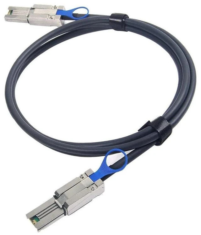 Alt view image 4 of 4 - H!Fiber.com 6G External Mini SAS SFF-8088 to SFF-8088 Cable, 6Gbps External Cable Attached SCSI, 26pin, 100-Ohm Impedance, 3-Meter(9.8ft), 30AWG