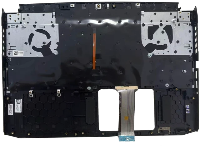 Alt view image 2 of 5 - New Replacement for Acer Nitro 5 AN515-44 N18C1 AN515-55 N20C2 Laptop Palmrest Upper Case Red Backlit Keyboard Assembly Part 6B.Q7KN2.033 AP336000C00 NKI15130NJ KBAC195