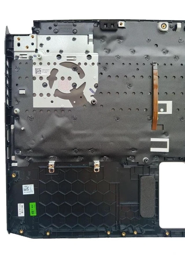 Alt view image 5 of 5 - New Replacement for Acer Nitro 5 AN515-44 N18C1 AN515-55 N20C2 Laptop Palmrest Upper Case Red Backlit Keyboard Assembly Part 6B.Q7KN2.033 AP336000C00 NKI15130NJ KBAC195