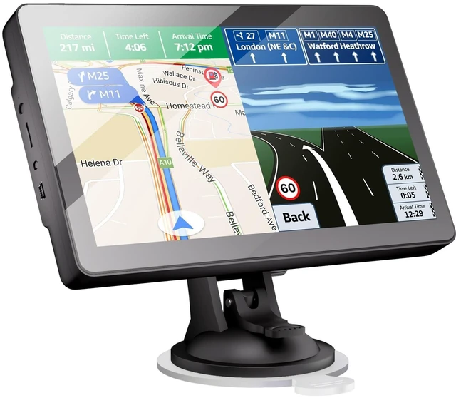 Main image of GPS Navigation for Car, 2026 Map 9 inch Touch Screen Car GPS 256-16GB, Voice Turn Direction Guidance, Support Speed and Red Light Warning, Pre-Installed North America Lifetime map Free Update