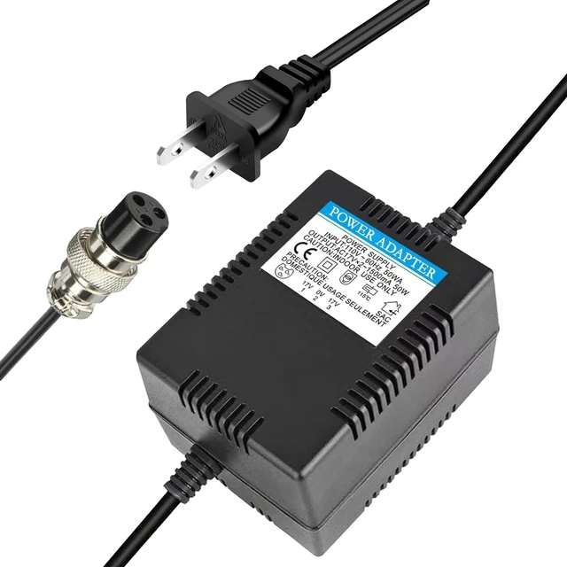 Main image of SMSZQR AC17VX2 1500mA Power Adapter for Yamaha with 3-Pin Connector Plug
