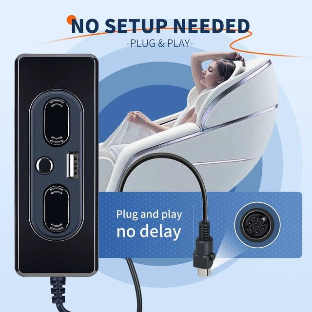 Alt view image 2 of 5 - Snrigw 5 Button Electric Sofa Recliner Replacement Remote