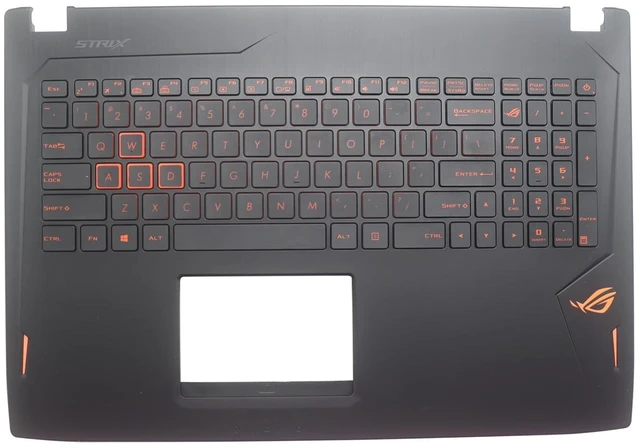 Main image of New Replacement Palmrest for Asus GL502V GL502VM GL502VY GL502VS GL502VT GL502VMK FX502V FX502VM FX502VS FX502VT FX502VY FX502VD Upper Case with Backlit Keyboard US 90NB0DR5-R32US0