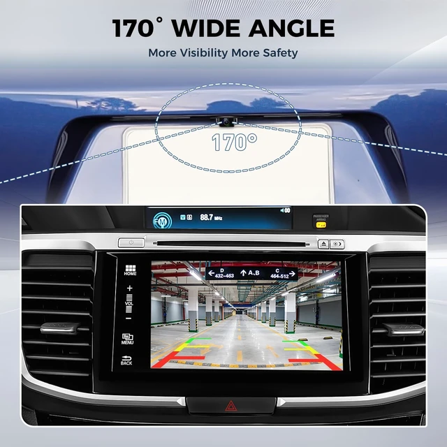 Alt view image 4 of 5 - Backup Camera fit for Honda Accord Sedan 2014-2017, Rear View Camera