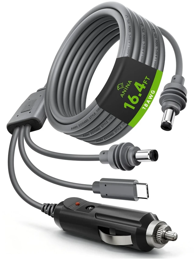 Main image of Anina 3 in 1 Power Cable for Starlink Mini (10FT/3M)