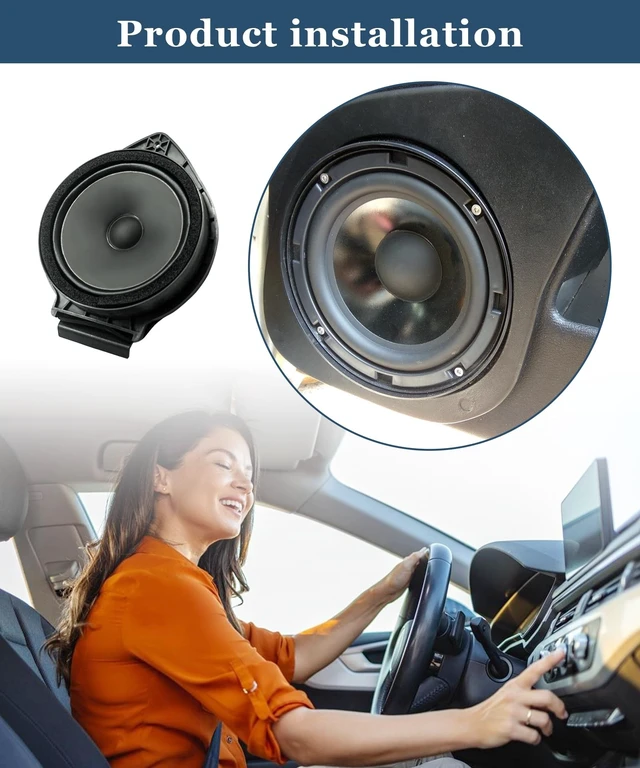 Alt view image 5 of 5 - Hustimo 25852236 Front Car Audio Door Radio Speaker Assembly Left or Right Fits for 20072013 Chevrolet Silverado 1500, 2500HD, 3500HD Fits for GMC Sierra 1500, 2500HD, 3500HD