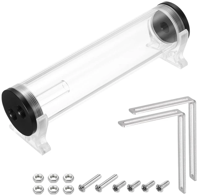 Main image of MECCANIXITY Water Cooling Tank G1/4 Thread 50x210mm Cylinder Heat Exchanger