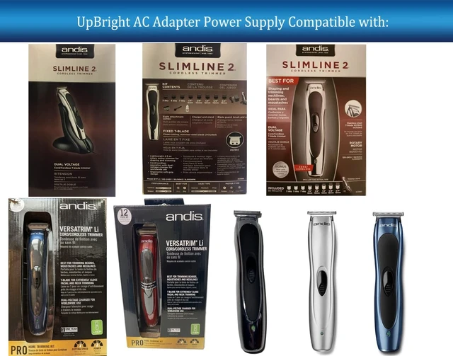 Alt view image 2 of 5 - UpBright 1.3V 1.5A AC/DC Adapter Compatible with Andis BTF BTF-2 BTF2 22725 23885 VersaTrim Li Cordless Trimmer Slimline 2 No 395885 25195 Clipper 22913 BTFL 1.3VDC 1500mA Power Supply Battery Charger