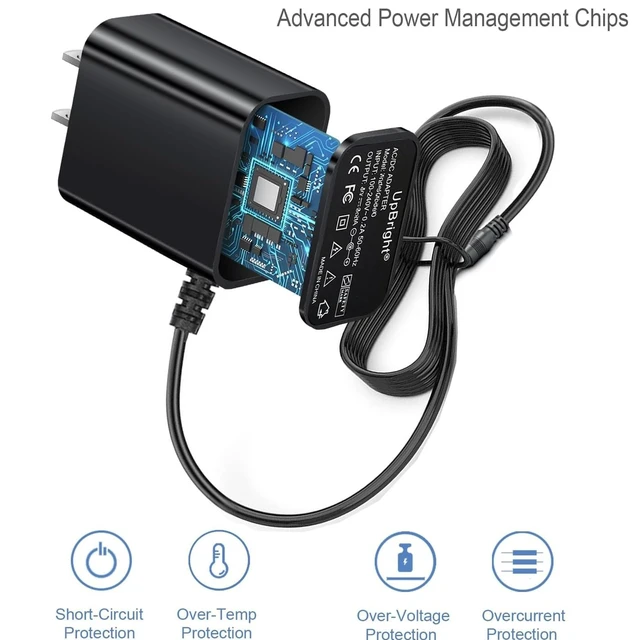 Alt view image 3 of 5 - UpBright 1.3V 1.5A AC/DC Adapter Compatible with Andis BTF BTF-2 BTF2 22725 23885 VersaTrim Li Cordless Trimmer Slimline 2 No 395885 25195 Clipper 22913 BTFL 1.3VDC 1500mA Power Supply Battery Charger