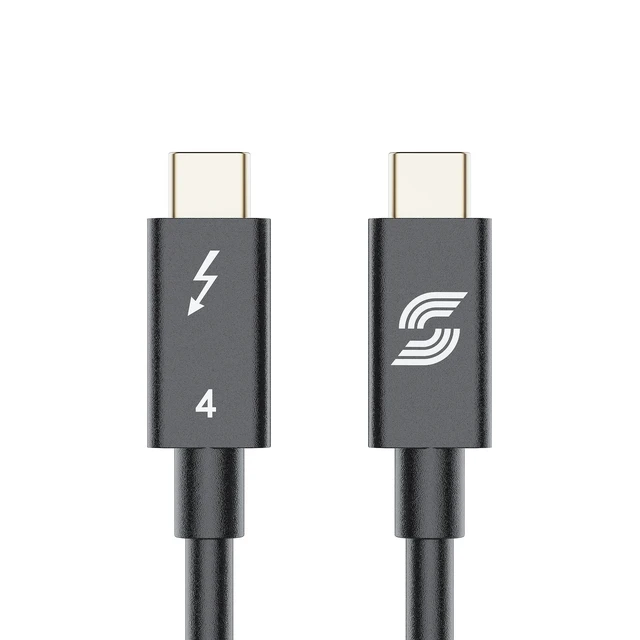 Alt view image 2 of 5 - STORHM Thunderbolt 4 Cable Intel Certified, Ultra-Fast 40Gbps Data Transfer, 8K Video, 100W Charging Unparalleled Performance and Compatibility (3FT)