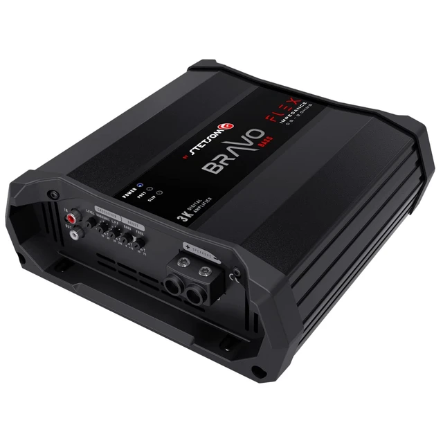 Alt view image 4 of 5 - Stetsom Bravo BASS Flex 3K Mono - Class D Car Audio Amplifier, Monoblock, 3000W RMS at Variable Impedance 0.5, 1, 2 Ohms, 3000x1, Smart Subwoofers Amp