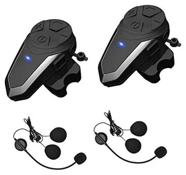 Main image of Yaconob Motorcycle Bluetooth Headset BT-S3NS 1000m Motorcycle Helmet Bluetooth Radio Intercom Wireless Interphone to 2-3 Riders (Waterproof/Handsfree/Stereo Music/FM Radio/GPS/MP3 (2 Pack)
