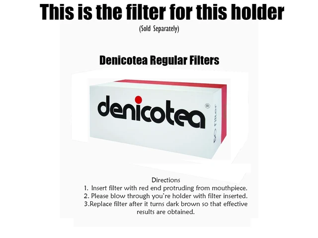 Alt view image 3 of 3 - 150 Denicotea Standard Filters for Cigarette Holder