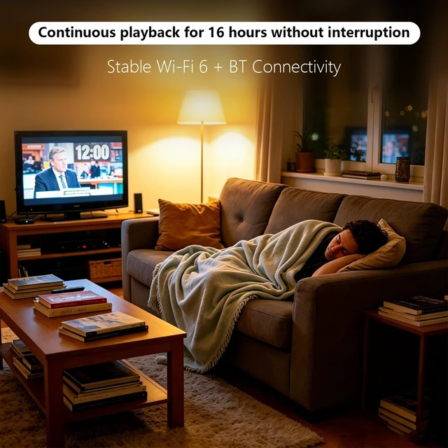 Alt view image 5 of 5 - BOXPUT Mini 4K Media Player with WiFi 6 BT and USB Playback