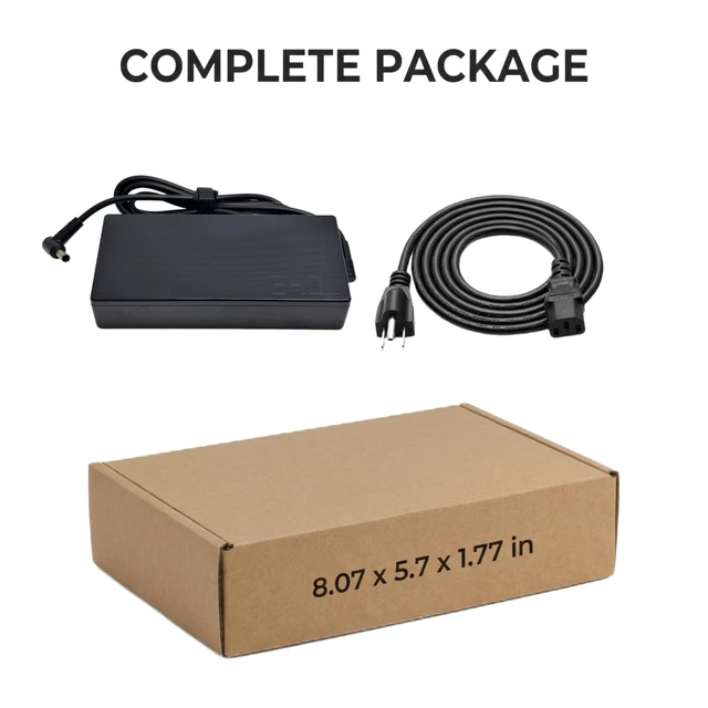 Alt view image 5 of 5 - 240W A20-240P1A ADP-240EB B AC Adapter Power Supply 20V 12A for ASUS ROG Zephyrus Duo 15 GX550LXS, M16 GU603HM, ROG Zephyrus G14 G15 G16 S15 S17 G533 G533QS G733QM GA4A01Q Gaming Laptop Charger