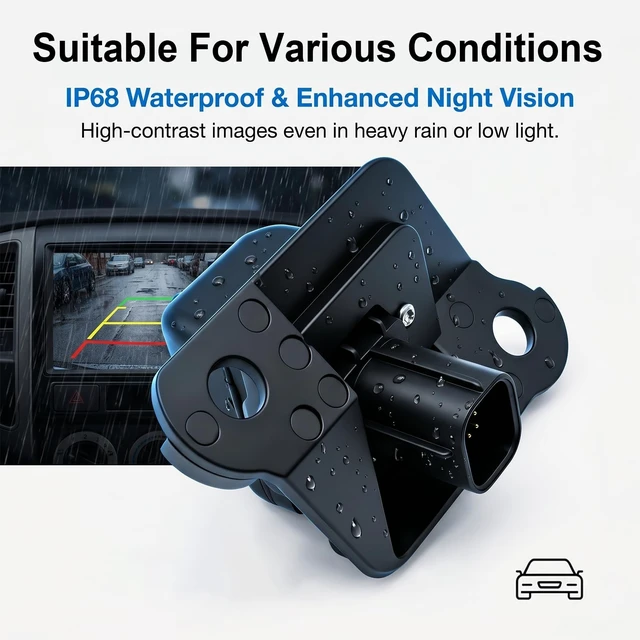 Alt view image 3 of 5 - Rear View Camera 86790-04010 Compatible with Toyota Tacoma Base 2009-2013