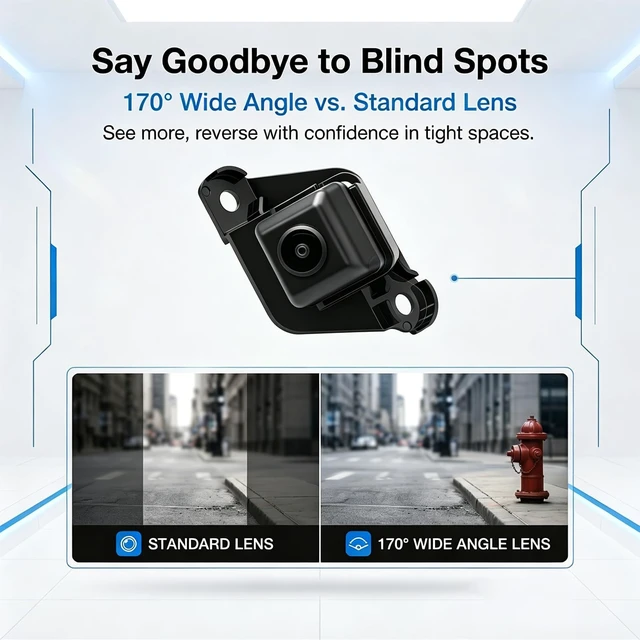 Alt view image 2 of 5 - Rear View Camera 86790-04010 Compatible with Toyota Tacoma Base 2009-2013
