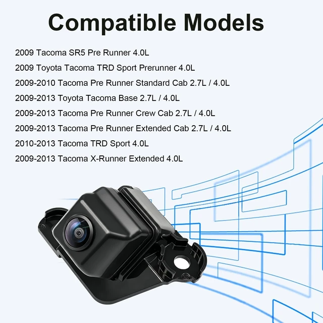Alt view image 4 of 5 - Rear View Camera 86790-04010 Compatible with Toyota Tacoma Base 2009-2013