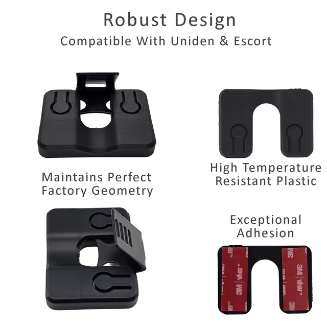 Alt view image 3 of 5 - Adhesive Windshield Suction Cup Replacement Mount Designed to fit Most Uniden Radar Detectors