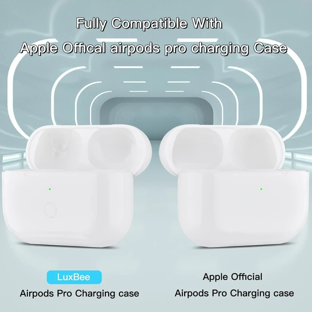 Alt view image 2 of 5 - Wireless Charging Case, Compatible and Replacement AirPods Pro Gen 1 & 2, AirPods Charger Case Replacement with Bluetooth Pairing Sync Button, No Earphone