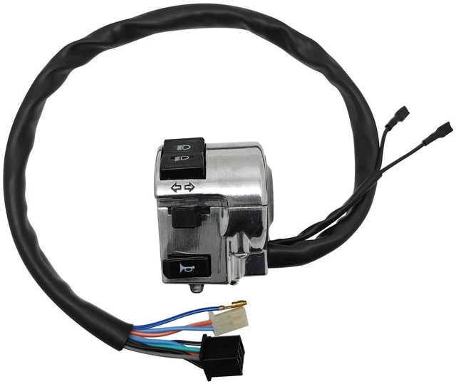 Main image of Left Control Switch Turn Signal Horn Headlight for Honda Shadow ACE 750 VT750C/VT750CD 1998-2003, OEM# 35020-MBA-000