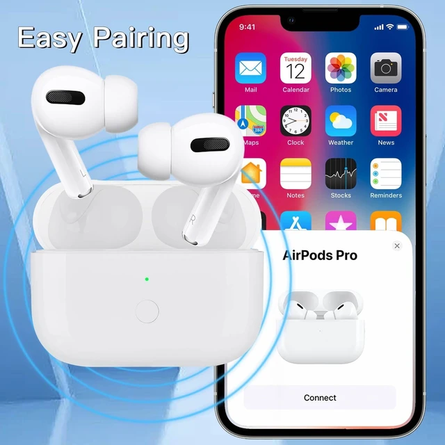 Alt view image 5 of 5 - Wireless Charging Case, Compatible and Replacement AirPods Pro Gen 1 & 2, AirPods Charger Case Replacement with Bluetooth Pairing Sync Button, No Earphone