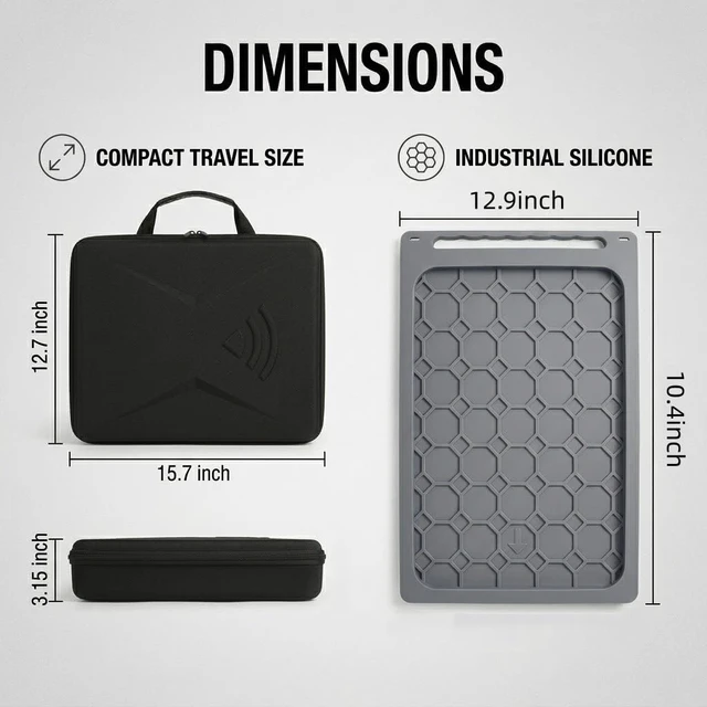 Alt view image 2 of 5 - SUREMAX Starlink Mini Case with Silicone Protective Cover Combo, Hard