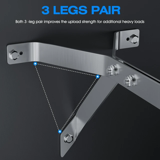 Alt view image 4 of 5 - SS304 Antenna Wall Mount 9 Inch Tall Heavy-Duty Stand Off Wall Mast Mount Windproof Antenna Mounting Bracket