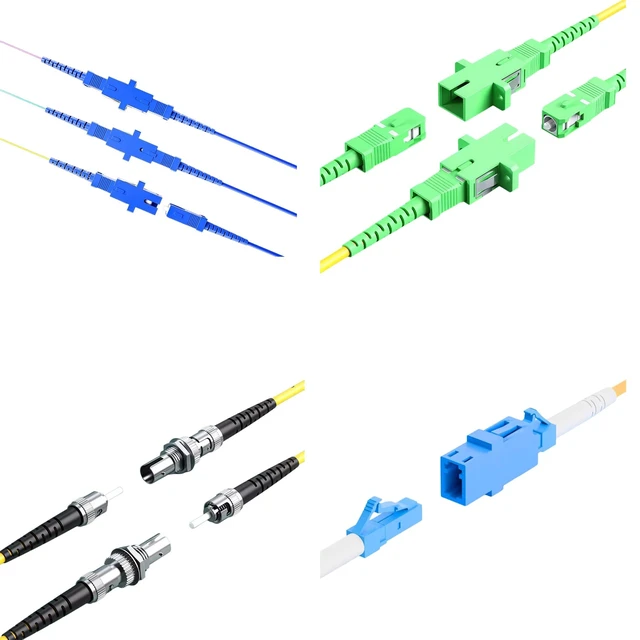 Alt view image 3 of 5 - Muejjur 34pack Fiber Optic Coupler Kit with Protective Box - Fiber Optic Connector Kit - for ST LC LC/APC SC/APC SC Cables