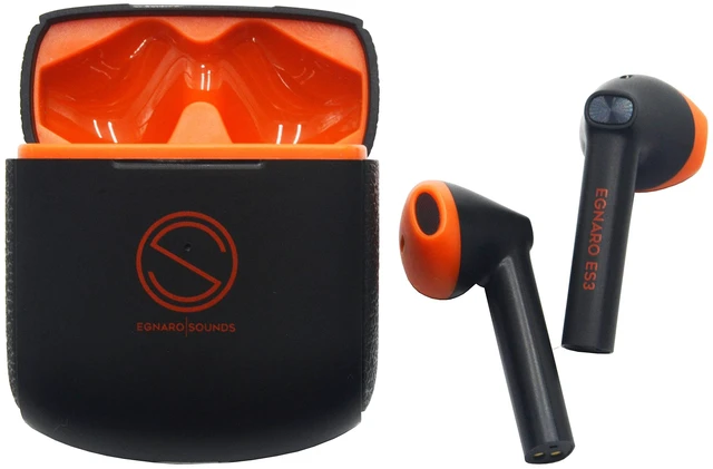 Main image of EGNARO ES3 True Wireless Stereo Earbuds, Bluetooth 5.1 Earphones, Touch Controls with Microphone, Color Black