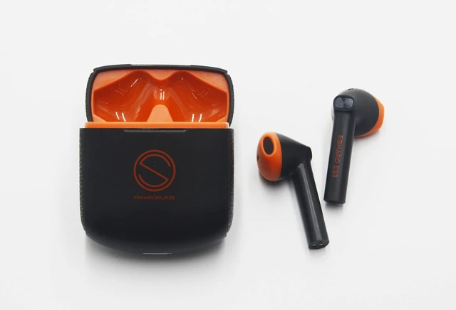 Alt view image 2 of 5 - EGNARO ES3 True Wireless Stereo Earbuds, Bluetooth 5.1 Earphones, Touch Controls with Microphone, Color Black