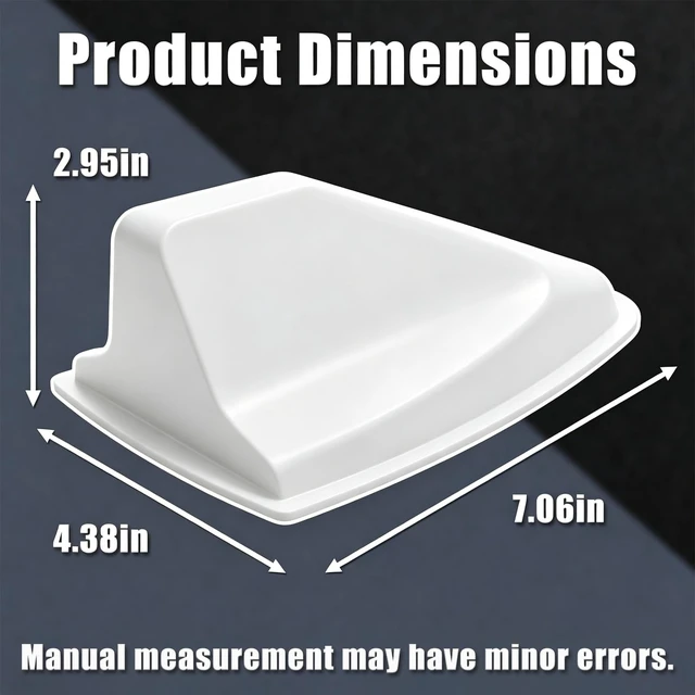 Alt view image 5 of 5 - Shark Fin Antenna Cover for Kia Sorento 2016-2018, White