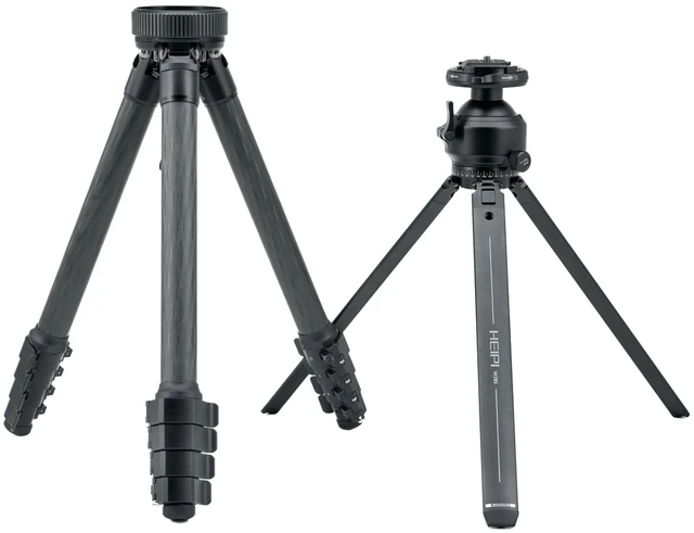 Main image of HEIPI Camera Tripod Carbon Fiber Travel Tripod with Arca-Swiss W28S