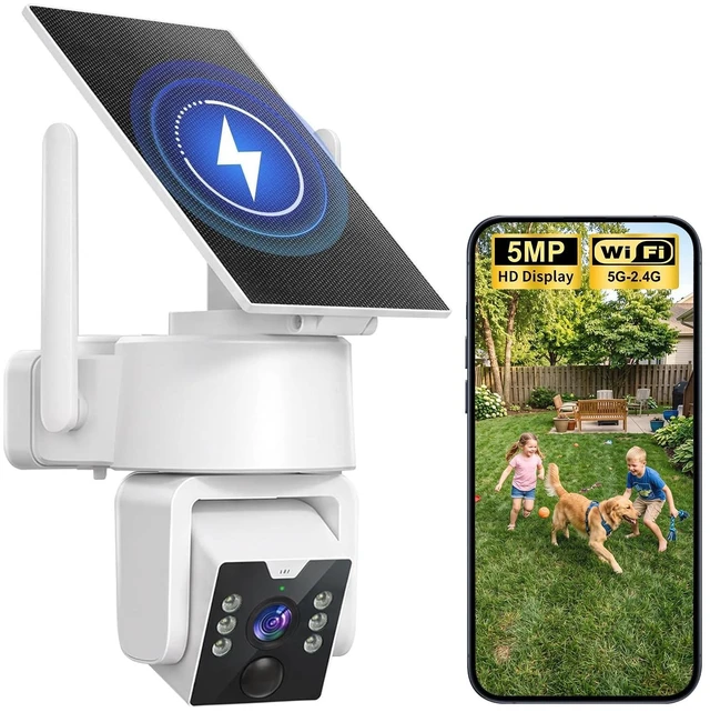 Main image of Security Cameras Wireless Outdoor 5G WiFi, Solar Outdoor Camera Wireless