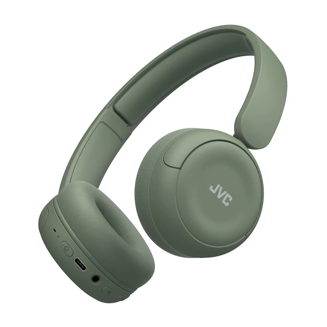 Alt view image 3 of 5 - JVC Wireless Headphones with 50H Battery Life, Soft Cushions, Foldable Design, Bluetooth 5.3, Multipoint Connection, App EQ, Built-in Mic Matte Green - HAS59WG