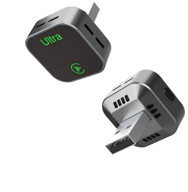Main image of 2-in-1 Wireless CarPlay Adapter, 2026 New, Wired to Wireless CarPlay & Android Auto Dongle, Mini Compact USB-A/Type-C Design, Plug and Play