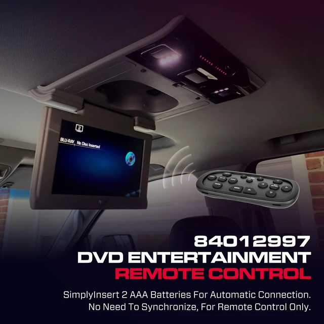 Alt view image 4 of 5 - DVD Remote Control 84012997 Fit for Chevy GMC Buick Cadillac 2013-2021