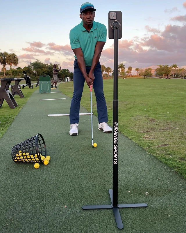 Alt view image 3 of 5 - iRangesports Monopod w/MagSafe Compatible Puck - Golf & Sports Monopod,