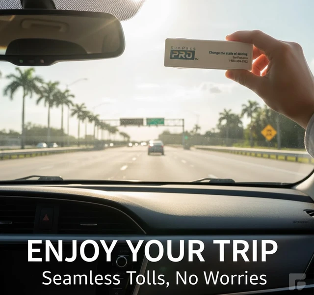 Alt view image 3 of 5 - SunPass Transponder, Prepaid Toll Program for Florida, Florida and 21 Other States, and Anywhere EZPass is Accepted