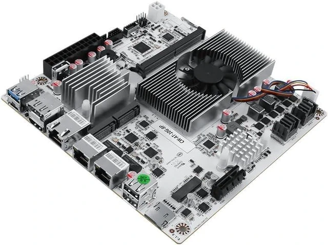 Alt view image 2 of 5 - 8-Bay NAS Mini ITX 10Gbps NAS Motherboard Adaptable to Support 8sata One 10Gbps Electrical Port Two 2.5G Electrical Ports Two m.2 nvme Two pcie3.0 Type-c 10Gbps (N150+2x8643)
