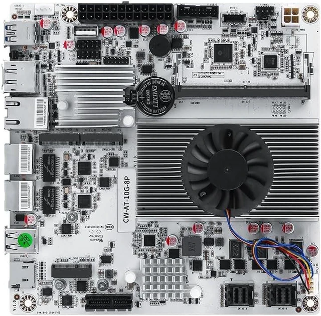 Main image of 8-Bay NAS Mini ITX 10Gbps NAS Motherboard Adaptable to Support 8sata One 10Gbps Electrical Port Two 2.5G Electrical Ports Two m.2 nvme Two pcie3.0 Type-c 10Gbps (N150+2x8643)