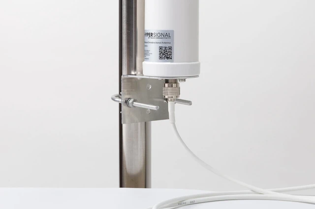 Alt view image 5 of 5 - HyperSignal RPSMA to N-Type Cable Assembly for CPE and IoT Applications, Supports LTE/5G NR, WiFi, 500MHz-7500MHz, Low Insertion Loss (6, 6 m, Meters)