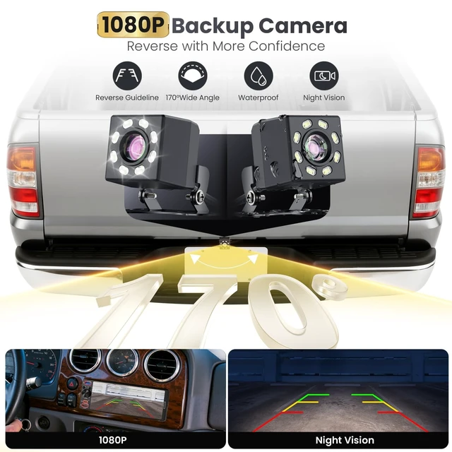 Alt view image 5 of 5 - GBEER Single Din Radio Car Stereo with Apple CarPlay & Android Auto