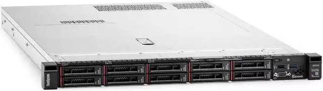 Alt view image 3 of 5 - Lenovo ThinkSystem SR630 Rack Server Bundle with Rail Kit, 2 x Intel Xeon Silver 4110, 128GB DDR4, 8TB SSD, RAID