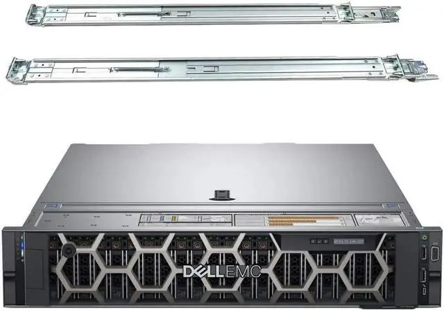 Main image of Dell PowerEdge R740 2U Rack Server, Dual Xeon 6130 2.10 GHz, 512GB DDR4 Memory, 61.44TB Enterprise SSD Storage, RAID, Dual Power, iDRAC, Rail Kit, Server 2022 Standard