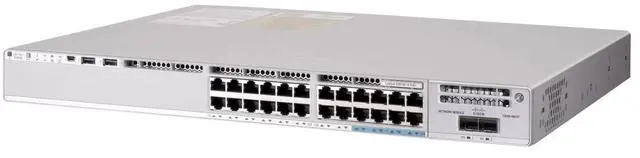 Main image of Catalyst C9200L-24PXG-2Y-E 24-Port PoE+ Managed Network Switch, 8x Multigigabit, 16x Gigabit, 2x 25G Uplink, Network Essentials