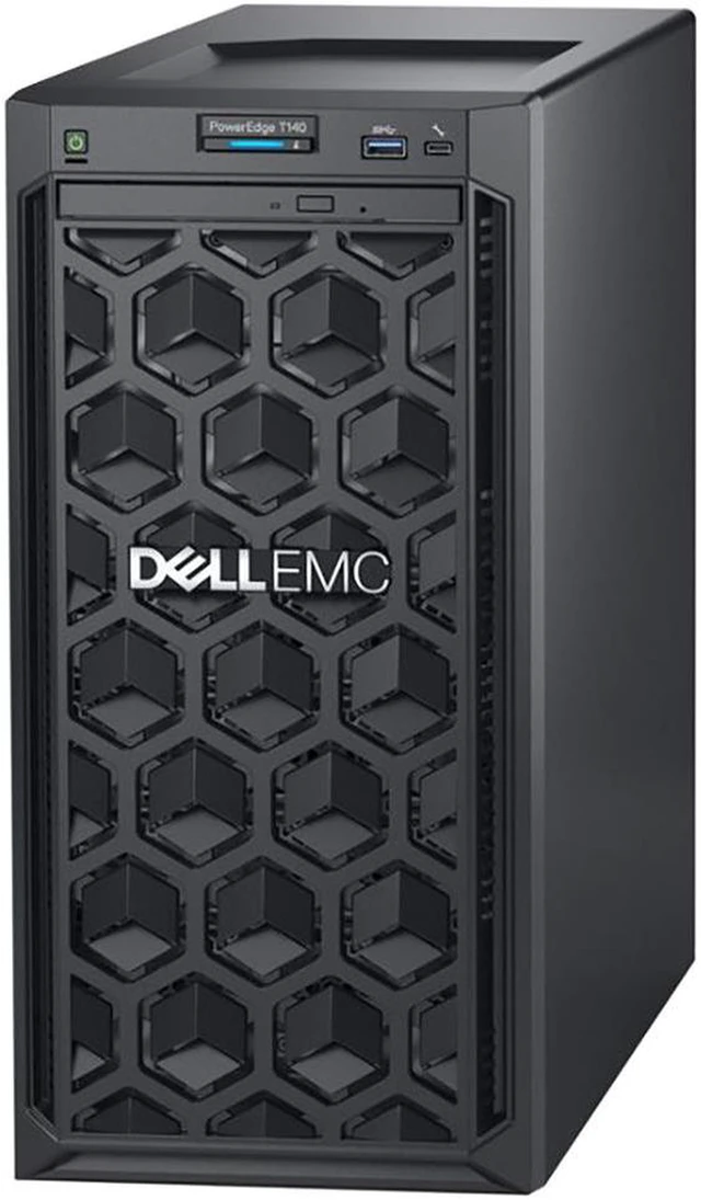 Alt view image 2 of 4 - Dell PowerEdge T140 Mini Tower Server, Intel Xeon 3.3GHz CPU, 32GB DDR4 RAM, 8TB HDD Storage, RAID