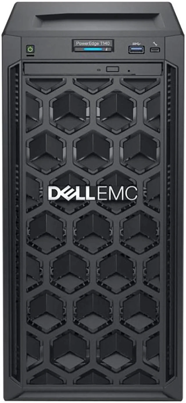 Alt view image 3 of 4 - Dell PowerEdge T140 Mini Tower Server, Intel Xeon 3.3GHz CPU, 32GB DDR4 RAM, 8TB HDD Storage, RAID