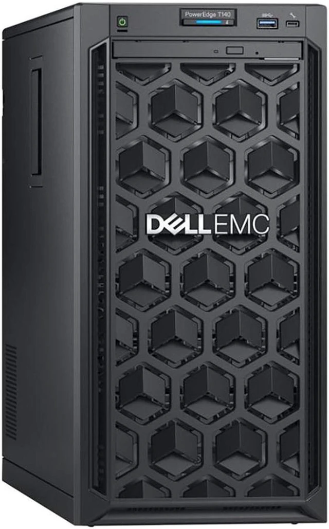 Alt view image 2 of 4 - Dell PowerEdge T140 Mini Tower Server, Intel Xeon 3.3GHz CPU, 64GB DDR4 RAM, 16TB HDD Storage, RAID, Windows Server 2019